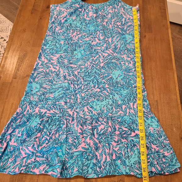 Lilly Pulitzer You Grow Girl Collins Mid Knee Length Cotton Dress - Picture 7 of 9